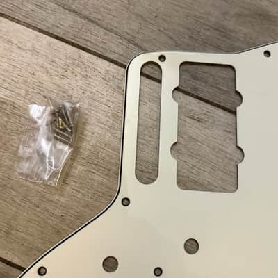 Fender CME Player Jazzmaster 3-Ply Parchment 4-way Switch Pickguard MIM USA American image 5