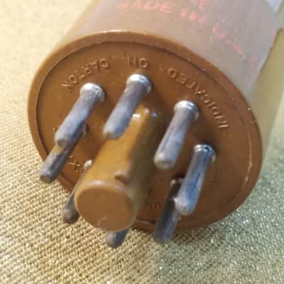 Raytheon Matched Pair (2) JAN-JRP-6SN7WGT tNOS AT1000 TESTED Vacuum Tubes military brown base dual triode 1956-1959 image 21