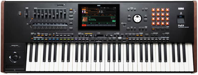 Korg PA5X61 61-Key Professional Keyboard / Arranger With Color Touch Screen (MINT) image 1
