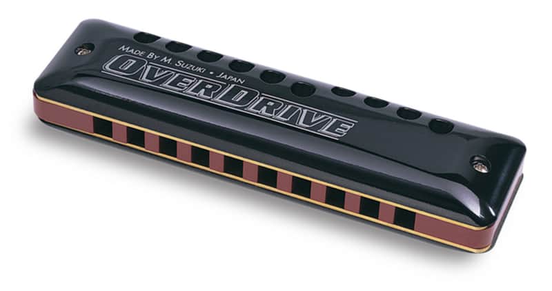 Suzuki MR-300-D Key of D Overdrive Harmonica w/ABS Case image 1
