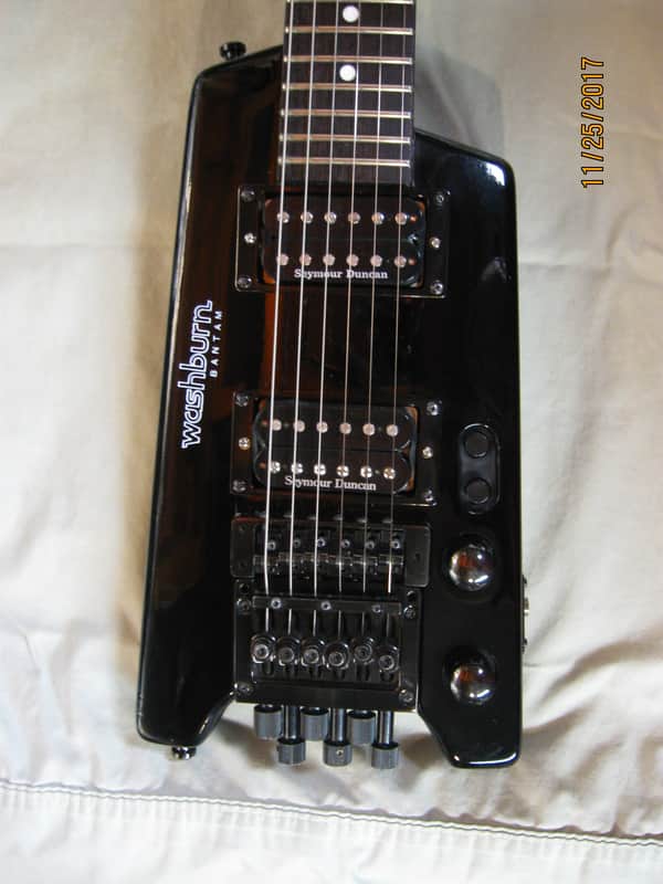 Washburn 1980's Bantam Headless Travel Mini Steinberger Style