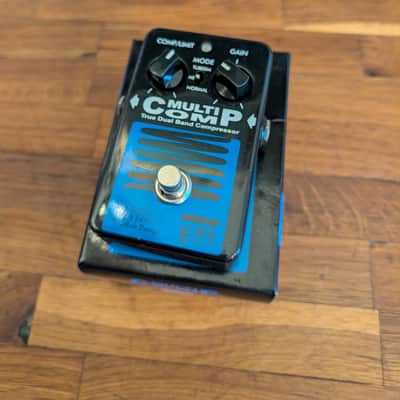 EBS MultiComp Studio Edition True Dual Band Compressor Pedal 2010s - Black/Blue image 3