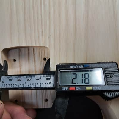 Unfinished Ash Hxx guitar body - for Fender Strat Stratocaster neck Floyd Rose J2475 image 8
