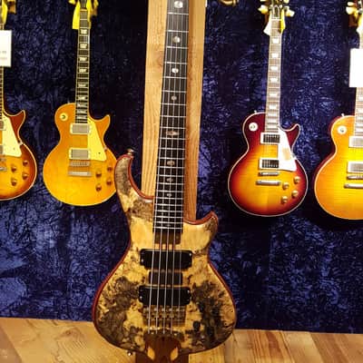 2006 Alembic MJLB 5 Signature Standard Bass Buckeye Burl 5 String image 18