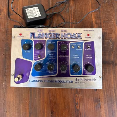 Electro-Harmonix Flanger Hoax Flanging Phaser Modulator Pedal | Reverb