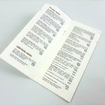 Gibson Suggested Price List – November 1, 1975 image 2