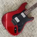 Fender Blacktop Stratocaster with Fishman Fluence Classics in Candy Apple Red w/gigbag