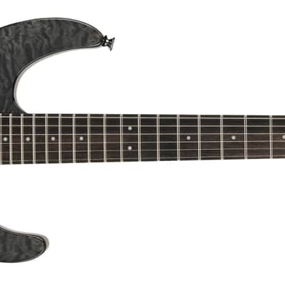 Charvel Pro-Mod Plus DK24 HH 2PT EB QM, Ebony Fingerboard, Midnight Ocean image 1
