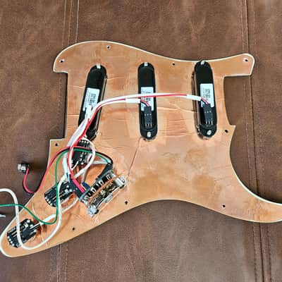 Left-Handed EMG SA Loaded Strat Pickguard - Solderless / Tested image 3