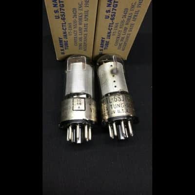 NOS MATCHED PAIR TUNG SOL JAN CTL 6SJ7GT VT 116A Audio Vacuum Tubes B.9902 image 3