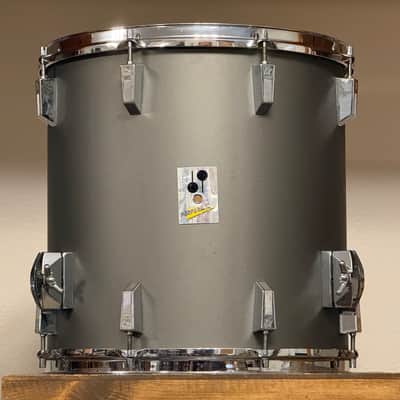 1980's Sonor Performer 16" Hi-tech Grey 16x16 Floor Tom image 12
