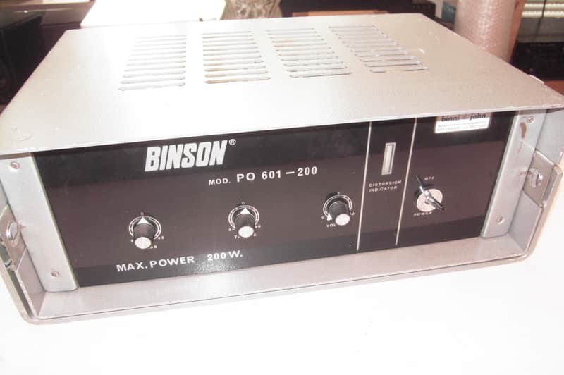 Röhrenverstärker Binson PO 601-200 70er Italien tube amp italy image 1