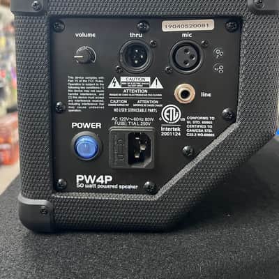 Powerwerks PW4P 50-Watt Powered Personal PA Monitor Speaker 2010s - Black image 3