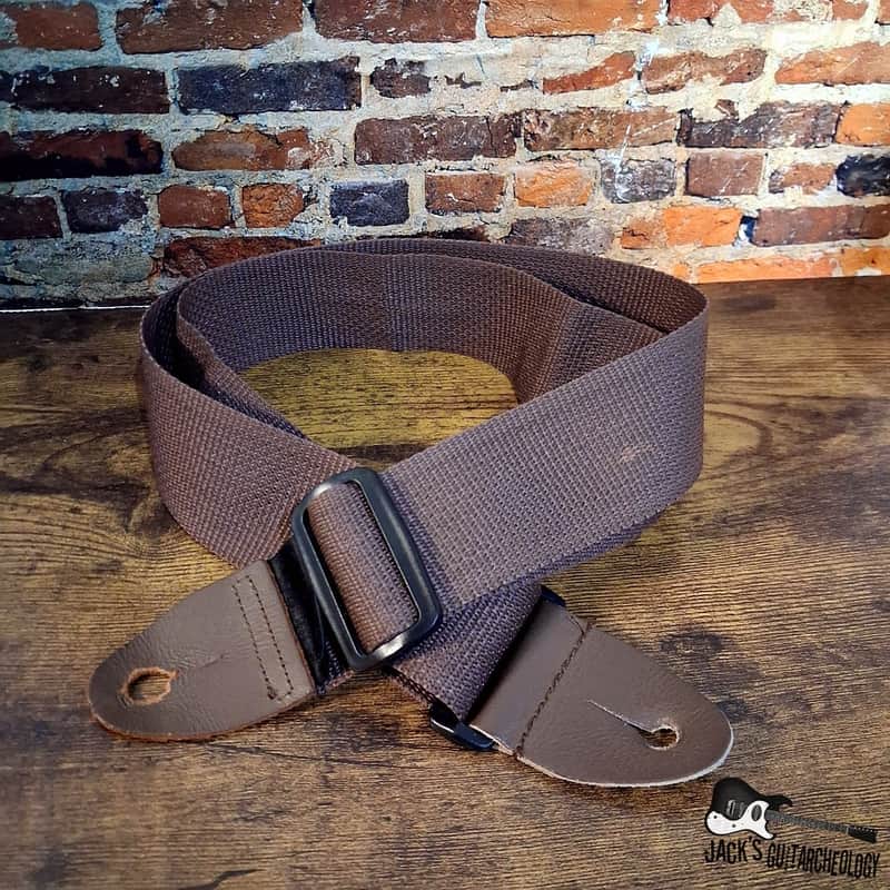 Economy Poly Strap w/ Leather Tabs *USED* (Brown - 2010s) image 1
