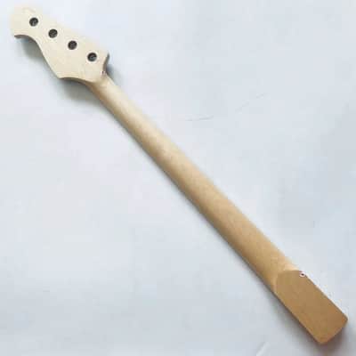 Harley Benton 4 String Jazz Bass Style Neck, 20 Frets Fingerboard, Sunburst Headstock image 13