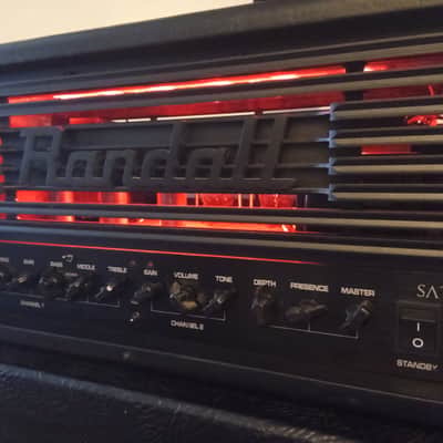 Randall Satan 50 Ola Englund Signature 2-Channel 50-Watt Tube Guitar Amp Head - Black image 3