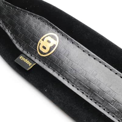 Accordion Shoulder Strap Boppola - Black on Black (Embosed) image 9