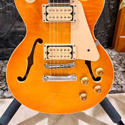 2015 Gibson Memphis ES-Les Paul Double Cream VOS – Lemon Burst – Rare Factory Dual DiMarzio Model - 1 of 150 Produced image 1
