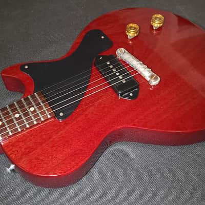 1955 Gibson Les Paul Junior Cherry; Factory Kalamazoo Refin w/Case image 14