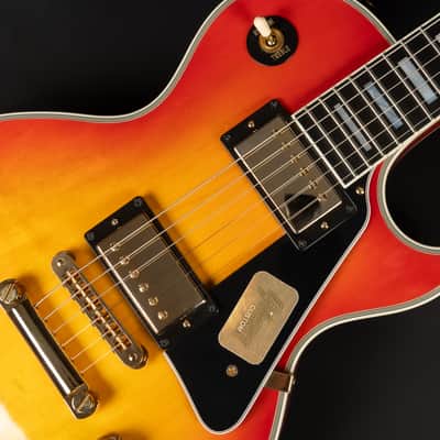 2013 Gibson Custom Shop Les Paul Custom - Heritage Cherry Sunburst | USA Long Neck Tenon 490R / 498T Humbucker Pickups 4.4kg | CoA OHSC image 19