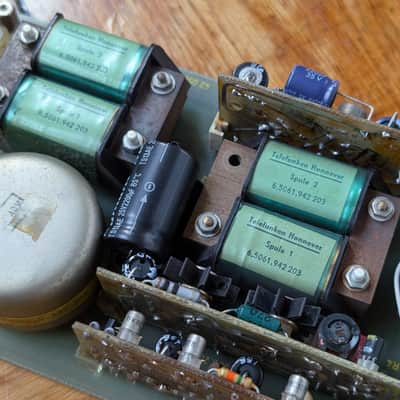 With audio demo: Vintage Telefunken V672 mic preamp - first version - variable gain 30 .. 60 dB - plug & play - fully recapped image 9