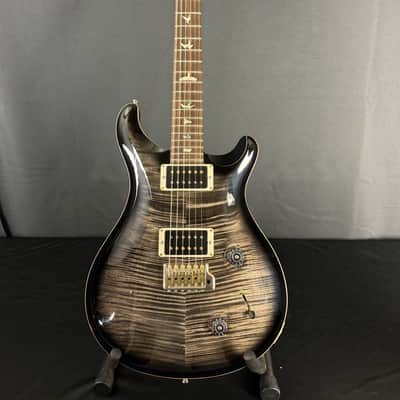 PRS Custom 22 CU-22 2017 - Charcoal Burst 85/15 Birds Pattern Regular image 2
