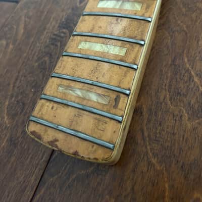 Fender Jazz Bass Neck 1973 - Maple Pearl Block Inlay 100% Original 4 Bolt Neck Last Price Drop! image 5