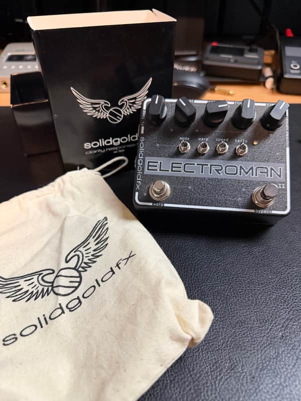 SolidGoldFX Electroman MKII Modulated Delay 2010s - Gold image 1