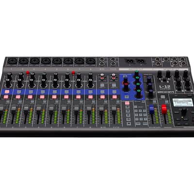 Zoom LiveTrak L-12 Digital Mixer & Multitrack Recorder, for Music, Podcasting, and More, 12-Input/ 14-Channel SD Recorder, 14-in/4-out USB Audio Interface, 5 Powered Headphone Outputs image 9