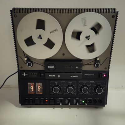 Philips - N4504 - Stereo Tape Deck - New belts - Dust cover image 2