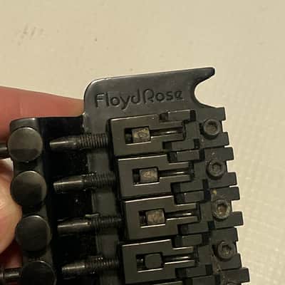 2010's Era Used FRT-01000 1000 Series Licensed Floyd Rose Black Guitar Tremolo Bridge & Arm image 12