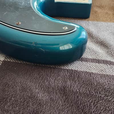 Fender Precision Bass Body MIM Loaded 2020s - Turquise image 12