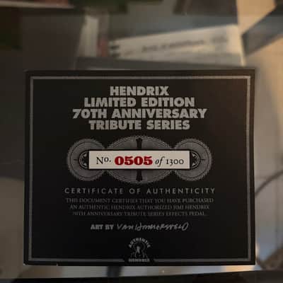 Dunlop JHM2 Jimi Hendrix Signature 70th Anniversary Octavio 2012 - Orange/Green image 2