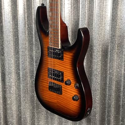 ESP LTD H-200 Flame Top Dark Brown Sunburst Guitar H200FMDBSB #1683 Used image 7
