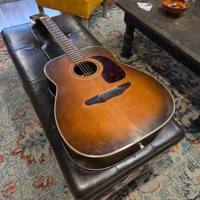 1968 Silvertone 57P633L Jumbo Acoustic Guitar - w/Case image 9