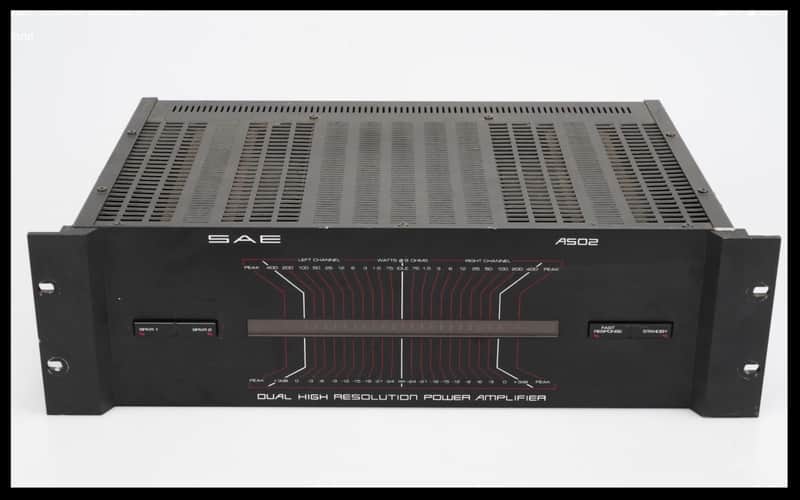 SAE A502 Power Amplifier. Original 200wpc
