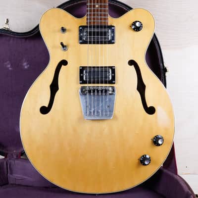 Gretsch 7607 Broadkaster Hollow Body 1975 Natural Filter'Tron Pickups Vintage USA w/ OHSC image 1