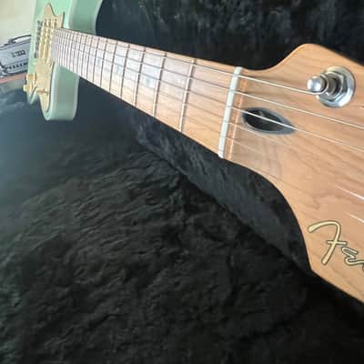 Fender Fender Parallel Universe II Stratocaster Jazzmaster 2020 - Transparent Seafoam Green image 4