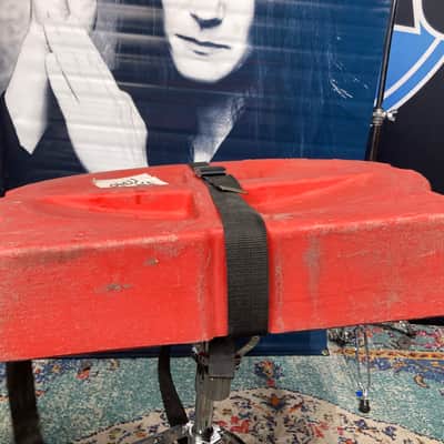 Terry Bozzio's Protector 22" Professional Touring Cymbal Case 1980's  - Orange image 9
