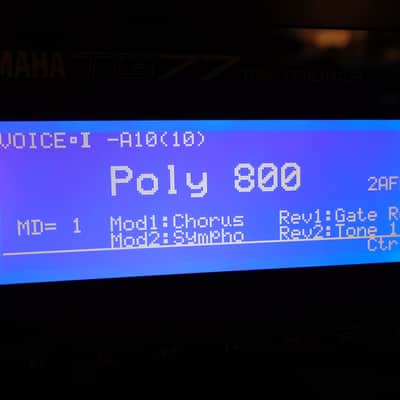 Yamaha TG-77 Synthesizer with Bright Blue LCD Display image 9