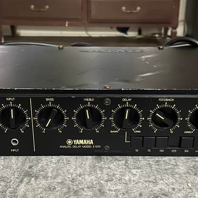 Yamaha E1010 Rack Analog Delay 1980s - Black image 1