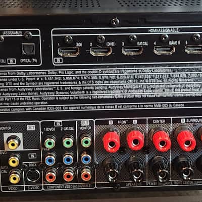 Denon Denon AVR-1712 is a 7.1-channel home theater receiver 2000 - Black image 6