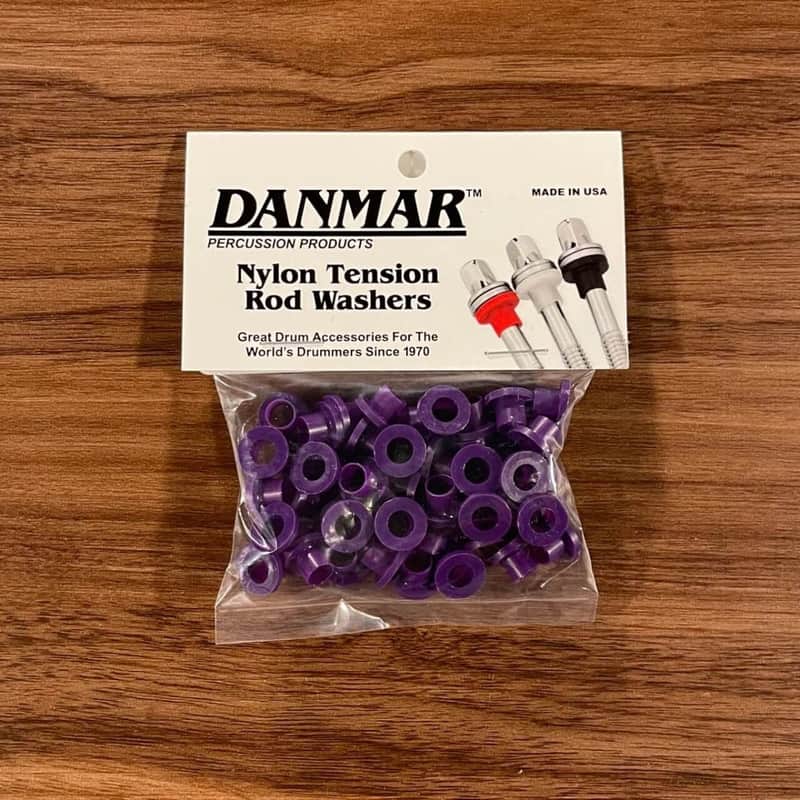 Danmar 50 Pack Nylon Tension Rod Washers Purple image 1