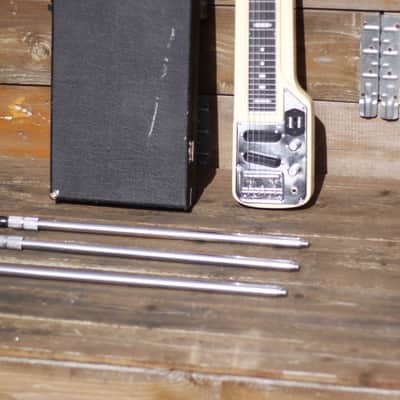 Guyatone HG-306C Steel Guitar 1960's - Vintage White image 6