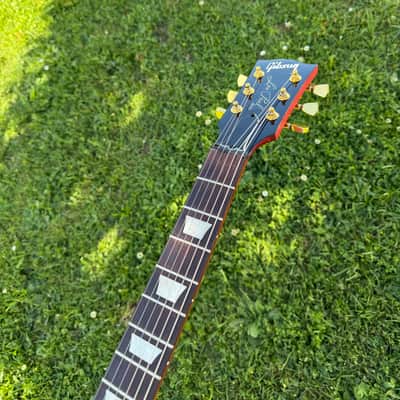 Gibson Les Paul Junior LPJ EMG upgrade gloss headstock upgrade left handed lefty image 7