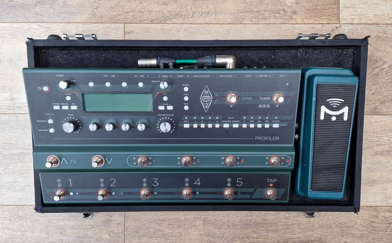 Kemper Profiler Stage with hard case and Mission EP1-KP expression pedal imagen 1