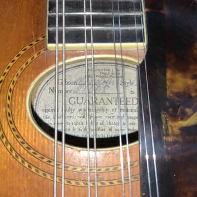 Gibson 1915 A-1 Mandolin VINTAGE - Natural image 8