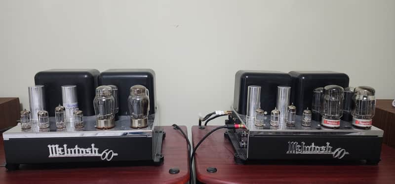 McIntosh MC60 60-Watt Mono Tube Power Amplifier Pair