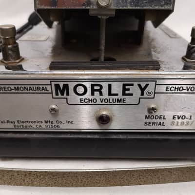 Morley EVO-1 Vintage Oil Can Echo Volume Pedal #2607 For Repair/Rebuild Not Working - Final Sale image 9