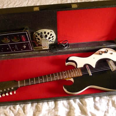 UNUSUAL '64 Silvertone 1448 Pre "Skate Key" Reverse Tuners, RARE Chromed Steel Saddle 4lb 14oz image 1